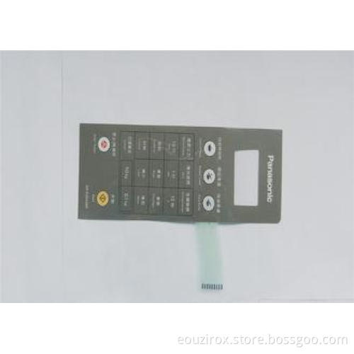 LED Embedded Black Membrane Touch Switch For Electric Weigh